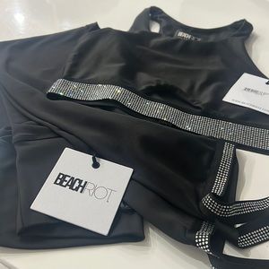 Beach riot leggings and sports bra set